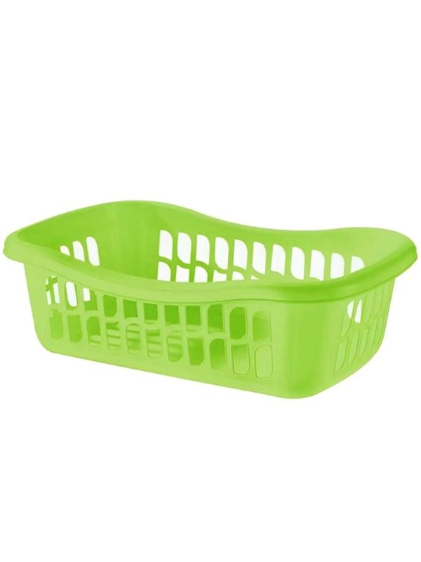 Cestino Multiuso In Plastica Verde Lime 36X26X11Cm