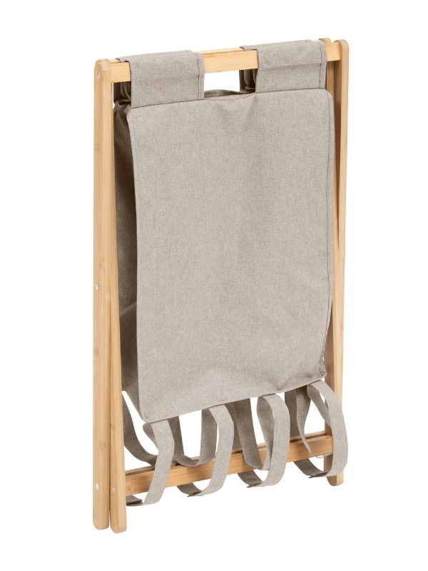 Cesto Per Biancheria Tidy Box Pieghevole Grigio 46X40X66Cm