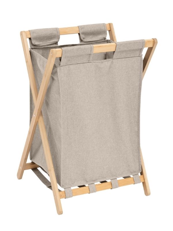 Cesto Per Biancheria Tidy Box Pieghevole Grigio 46X40X66Cm