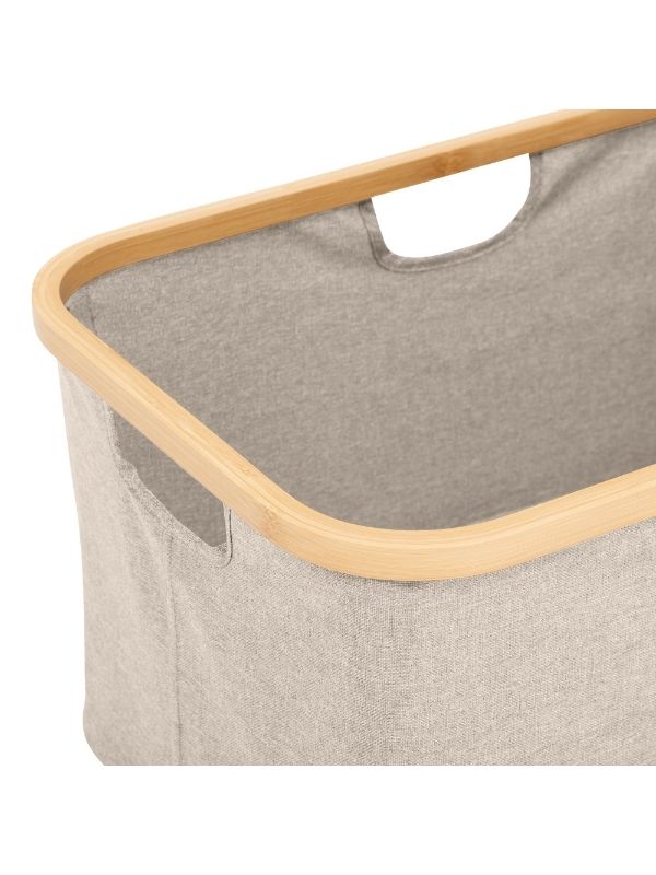 Cesto Per Biancheria Tidy Box Pieghevole Grigio 57X37X27Cm