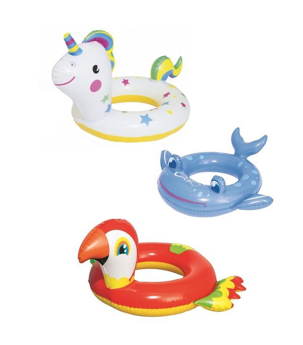 BESTWAY Beignet Animal Gonflable Assorti 79X58Cm