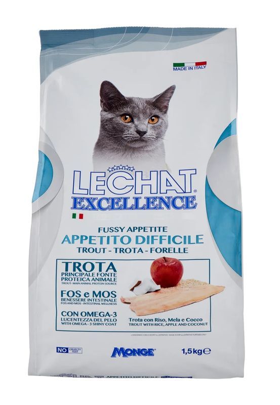 LECHAT Appetito Difficile Aliments Secs Truite 1.5Kg