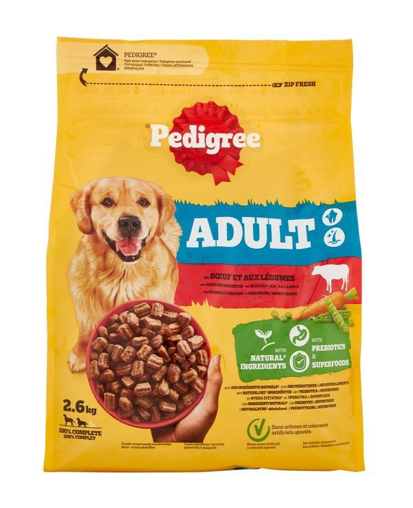 PEDIGREE Adult Croccantini Manzo E Verdure 2.6Kg