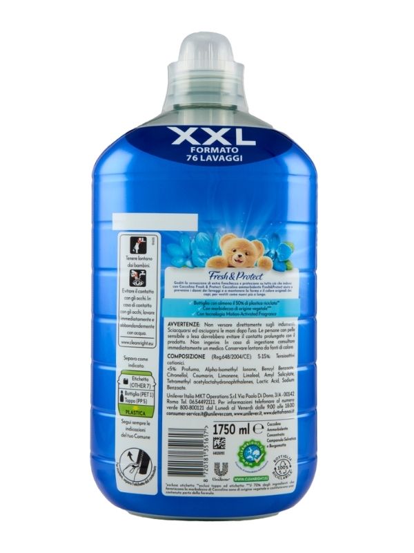 COCCOLINO Konzentrierter Weichmacher Blaubeere&Bergamotte 1750Ml