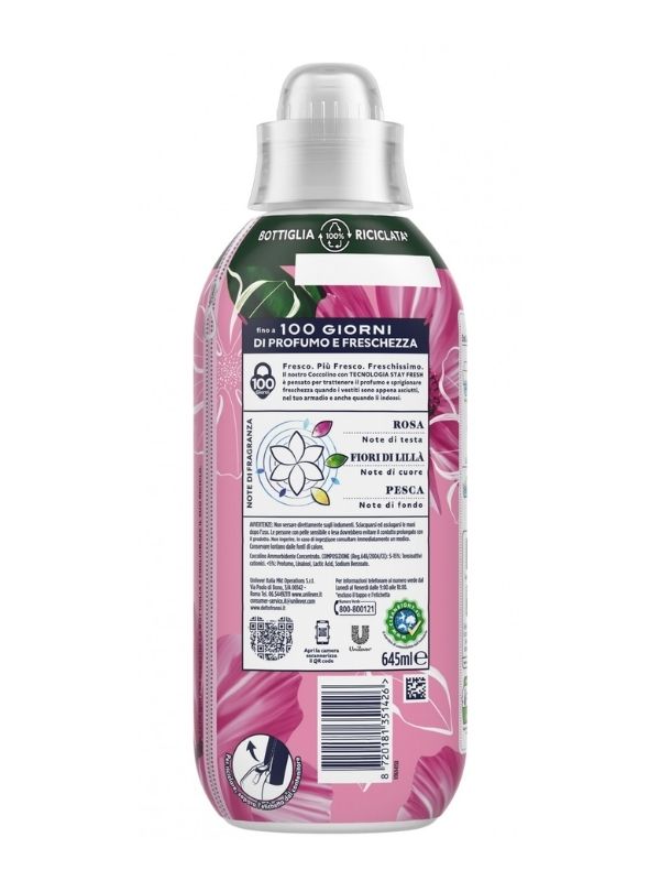 COCCOLINO Ammorbidente Concentrato Sensazione Seta 645Ml