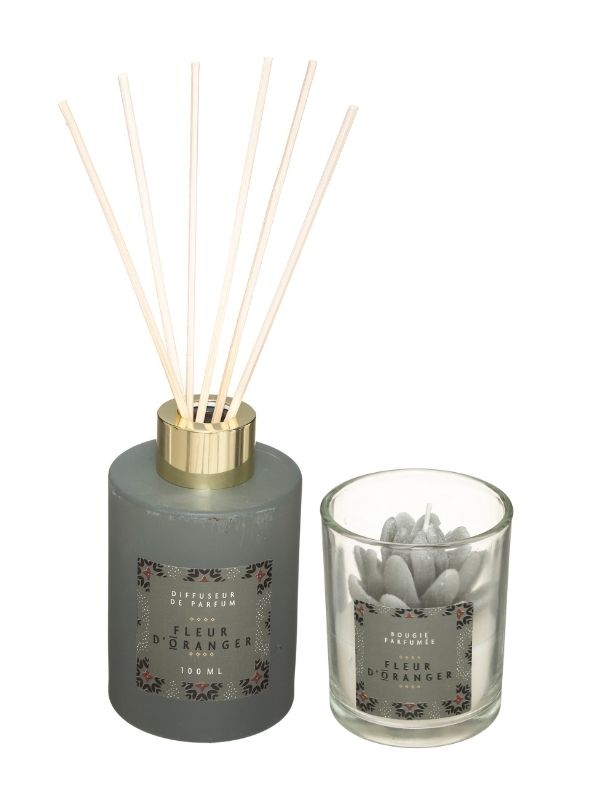 Coffret Déco Avec Parfum D'Ambiance Et Bougie Lola Wonderly 15X30Cm - Assortis