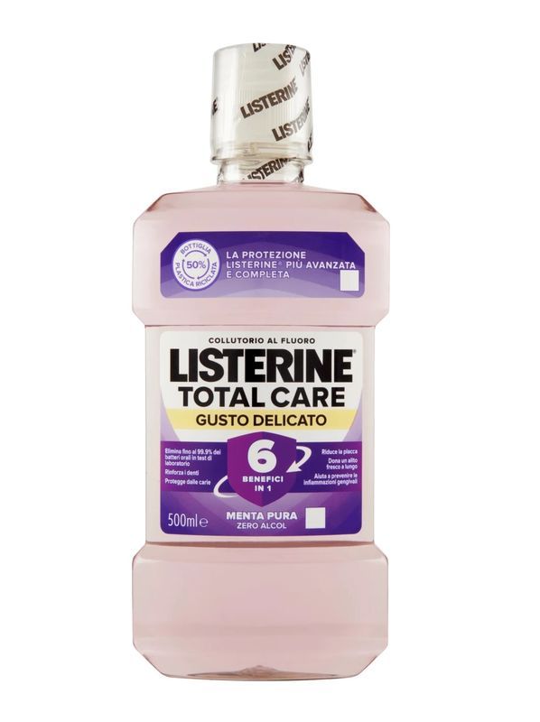LISTERINE Rince-Bouche Total Care Goût Délicat 500Ml