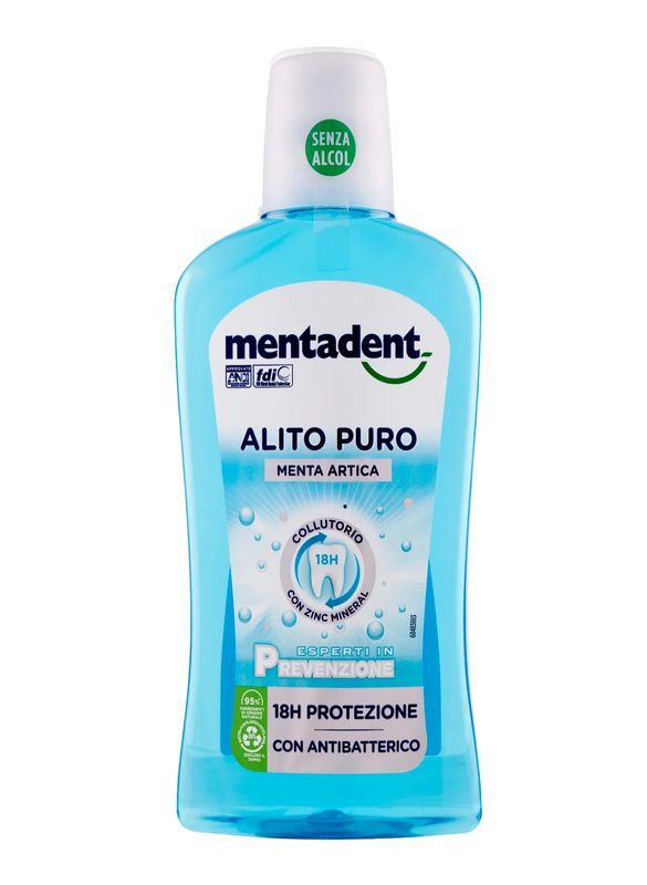 MENTADENT Colluttorio Alito Puro Menta Artica 500Ml