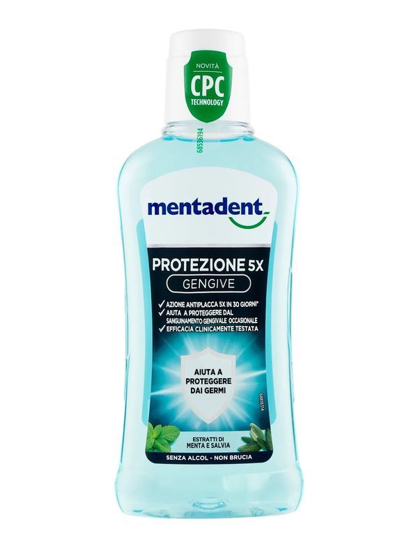 MENTADENT Colluttorio Protezione 5X Gengive 400Ml