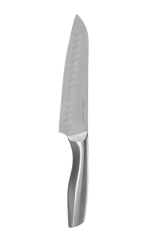 Edelstahl-Santokumesser Silver Precision 31.5Cm