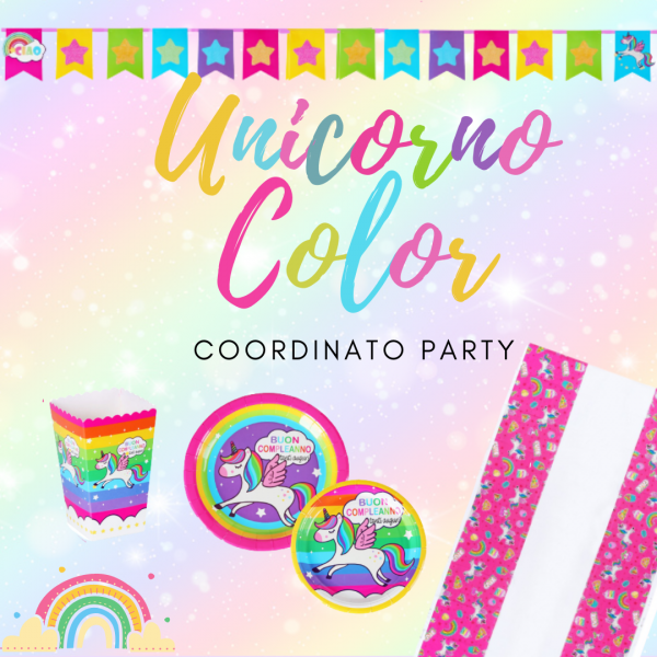 Coordinato Party Unicorno Color