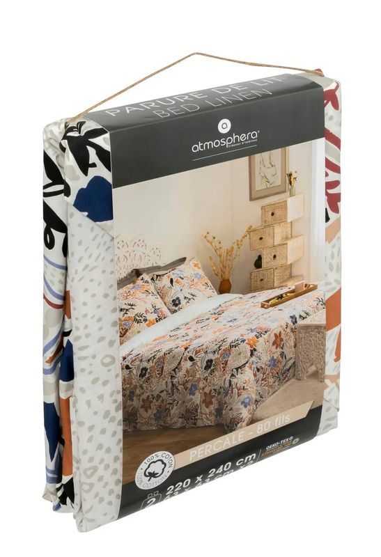 Ensemble De Lit Double Imprimé Alesio En Coton 240X220Cm