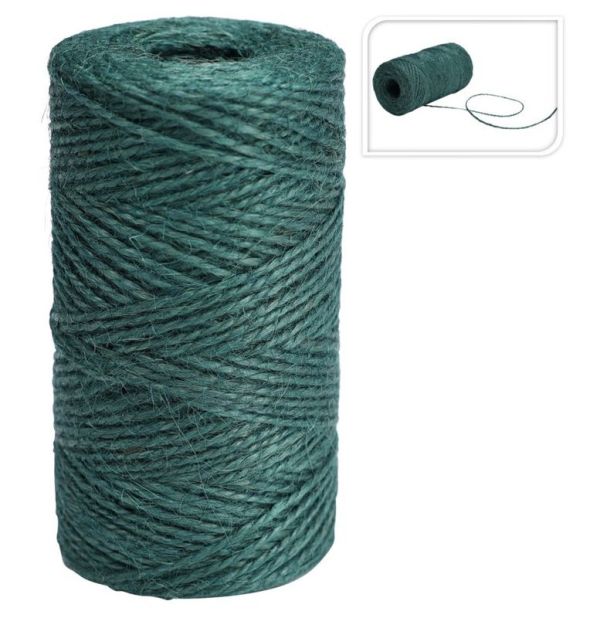 Corda In Juta Color Verde 200M