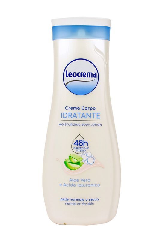 LEOCREMA Crema Idratante Aloe Vera  400Ml