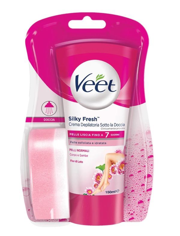 VEET Crema Depilatoria Sotto La Doccia Pelli Normali 150Ml