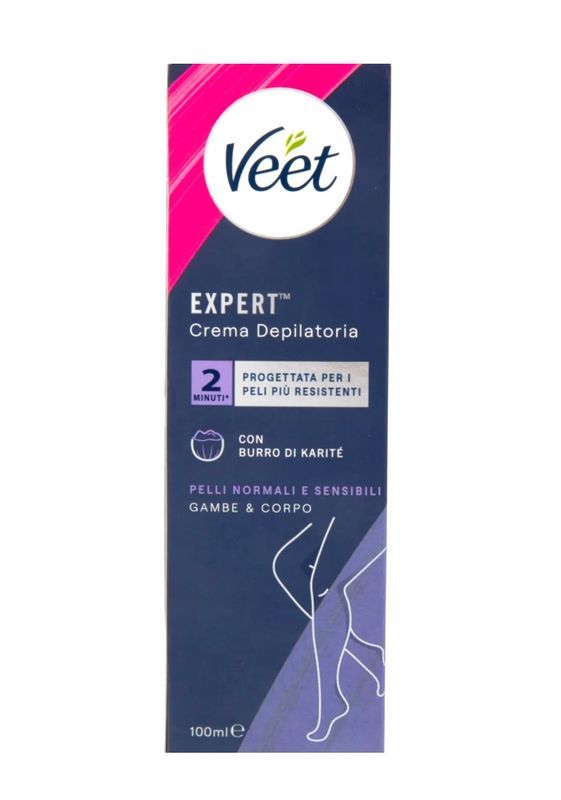 VEET Crema Depilatoria Expert Pelli Normali E Sensibili 100Ml