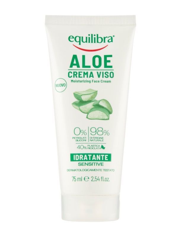 EQUILIBRA Crème Visage Aloe Vera 75Ml