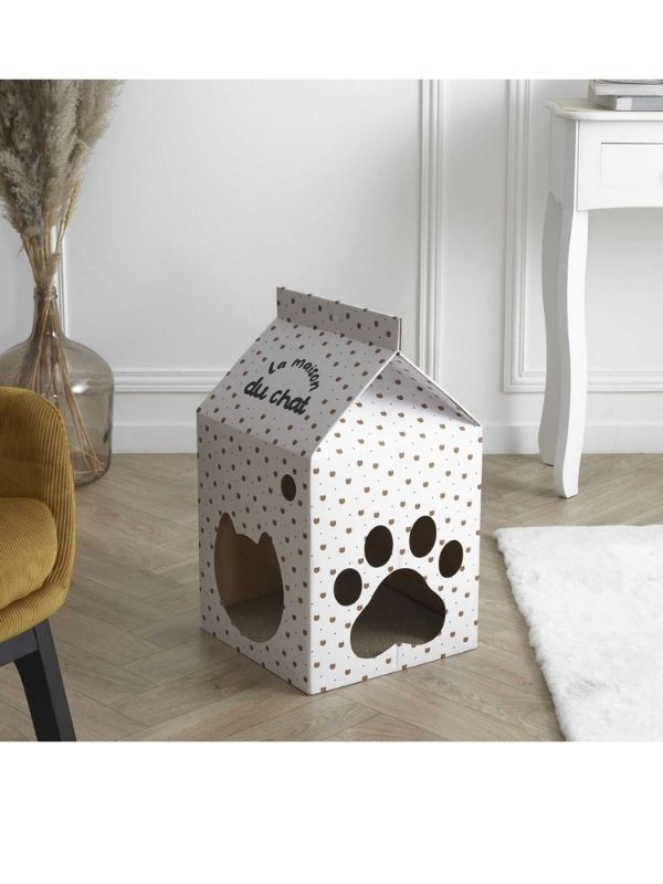 Katzenbox Aus Karton 33X31X55Cm