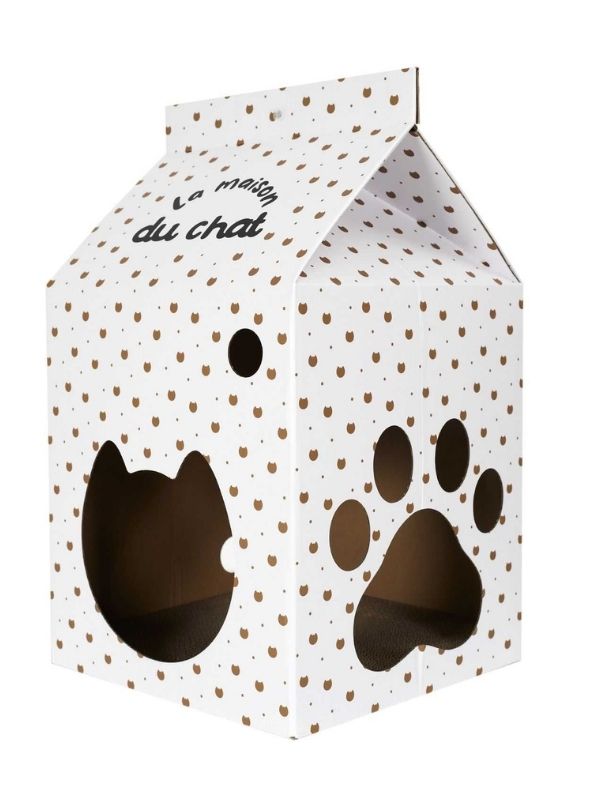 Katzenbox Aus Karton 33X31X55Cm