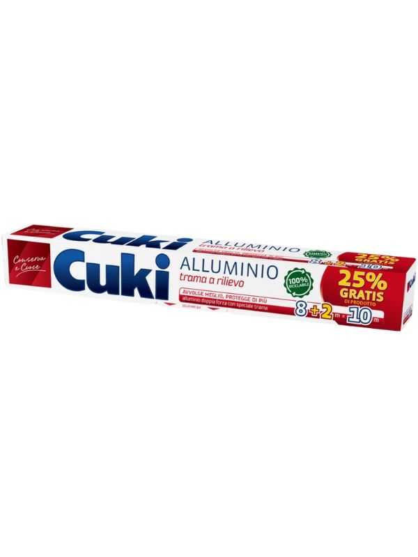 CUKI Aluminium Double Résistance Texture Gaufrée 10M