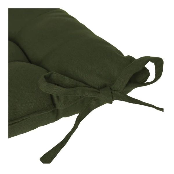 Coussin Carré Kaki Pour Chaise 38X38Cm