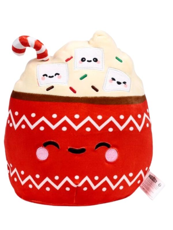Cuscino Di Peluche Kawaii Cioccolata Calda 25Cm