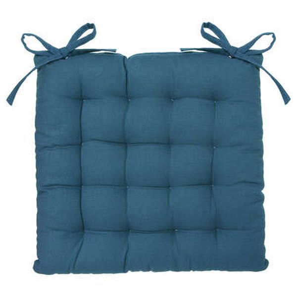 38X38cm Kissen für Stuhl Farbe blau 