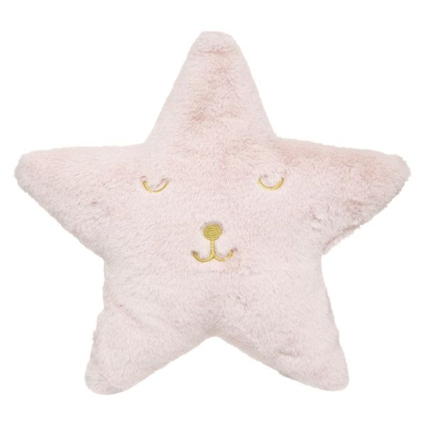 Coussin En Peluche 39Cm - Étoile Rose