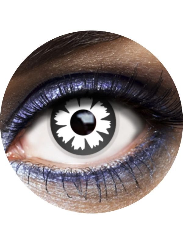 CRAZY LENSES Cyber White - 7 Tage