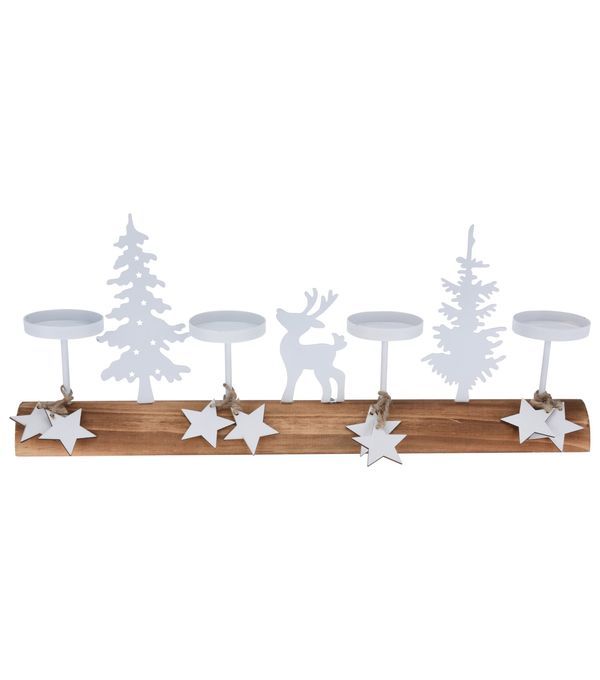 Weihnachtlicher Kerzenhalterthemenszene40Cm