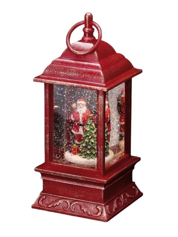 Weihnachts-Deko Laterne Mit Led Licht 11X25Cm