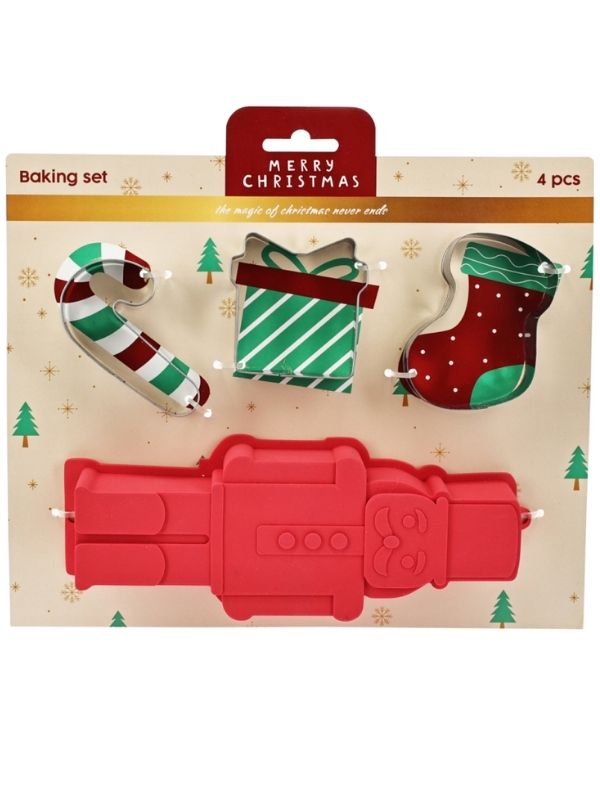 Weihnachts-Set Form + 3 Keksformen 