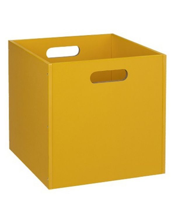 Organisateur Modulaire D'Armoires En Bois Mix N Modul Moutarde 31X31Cm
