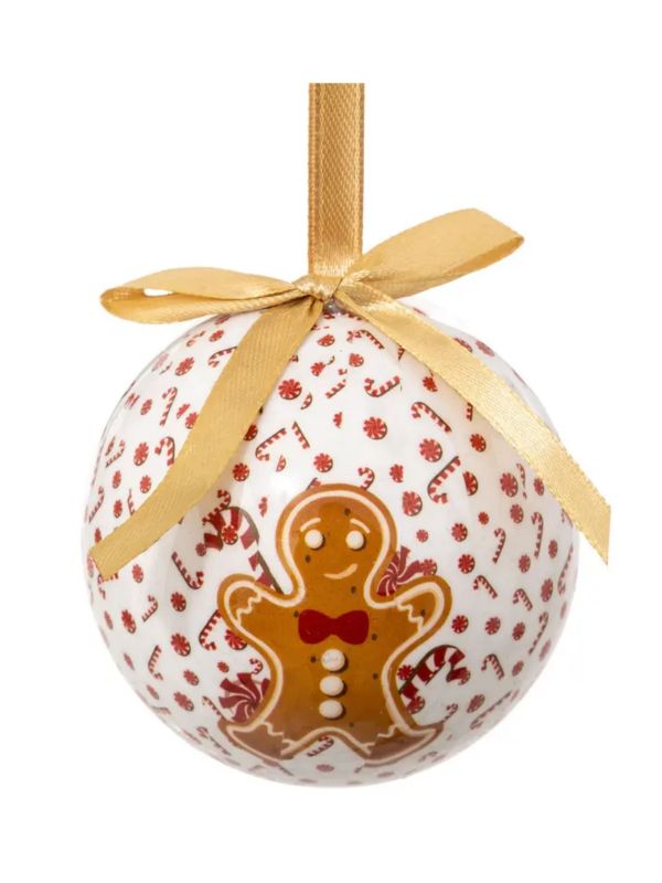 Weihnachtskugel Pfefferkuchenmann 7,5Cm