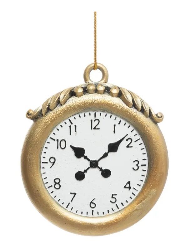 Weihnachts-Anhänger Uhr 10Cm