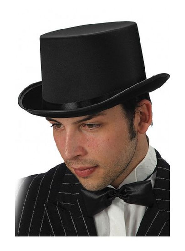 Cappello Di Halloween  Nero In Raso  E Feltro 12Cm