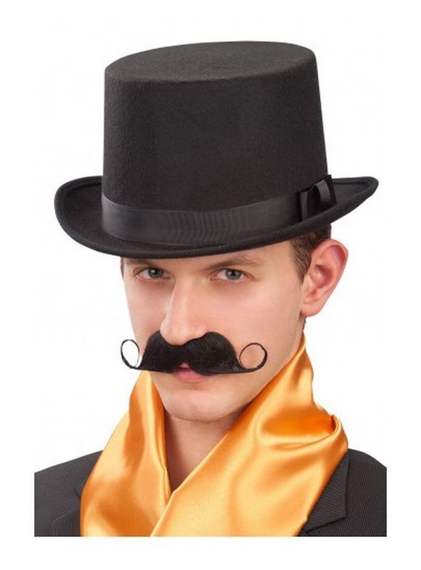 Chapeau D'Halloween Feutre Noir Laine 13Cm