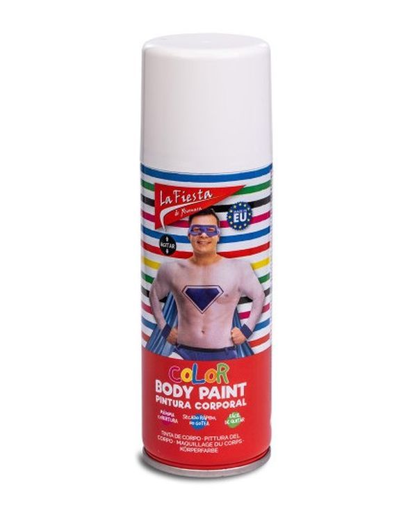 Accessorio Di Halloween Spray Per Il Corpo Bianco 200Ml