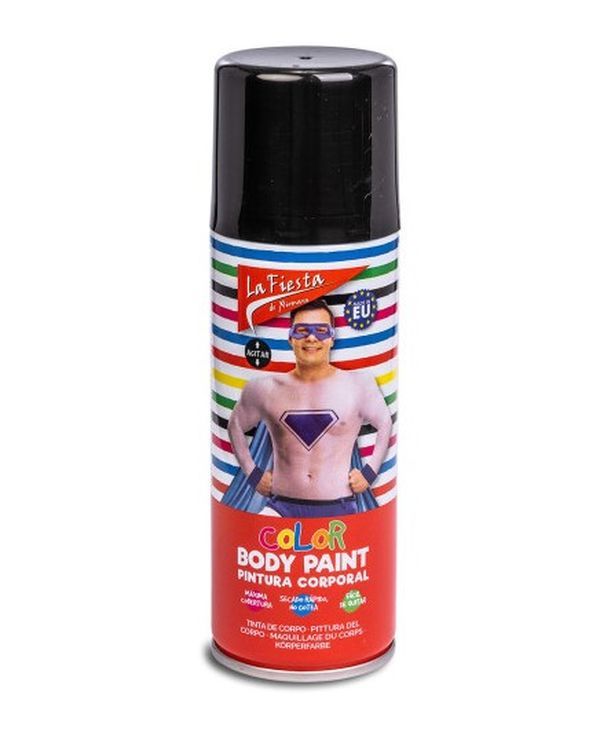 Accessorio Di Halloween Spray Per Il Corpo Nero 200Ml