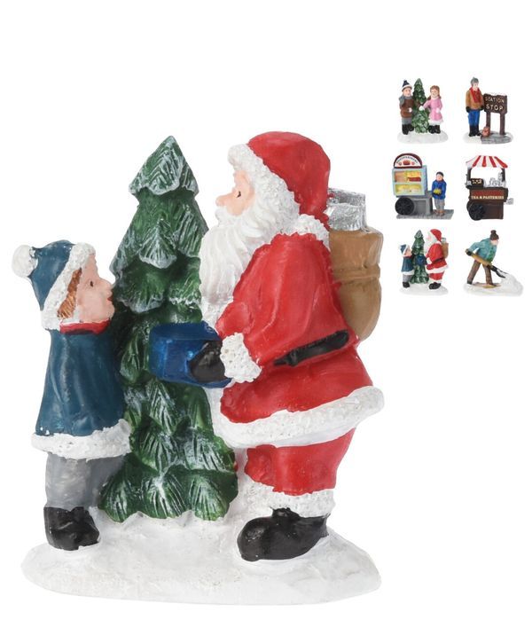 Figuren Für Weihnachtsdorf - Sortiert