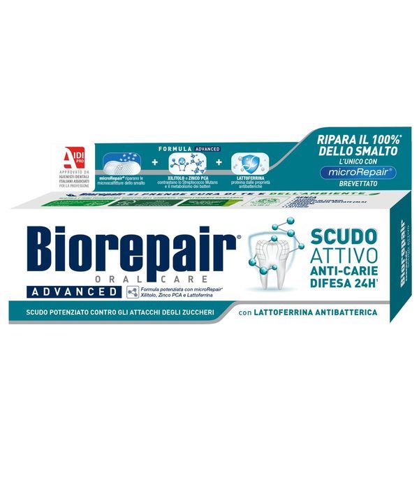 BIOREPAIR Dentifrice Advanced Bouclier Actif 75Ml