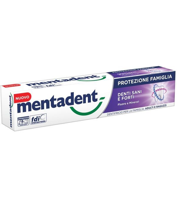 MENTADENT Dentrificio Protezione Famiglia Denti Forti E Sani 75Ml