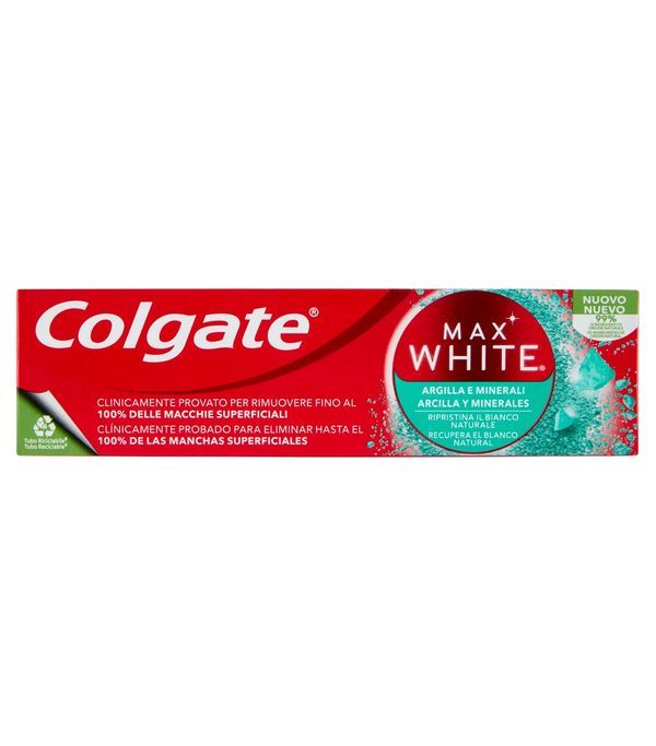 COLGATE Dentrificio Max White Argilla E Minerali 75Ml