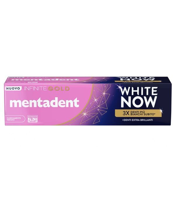MENTADENT Zahnpasta White Now Infinte Gold 75Ml