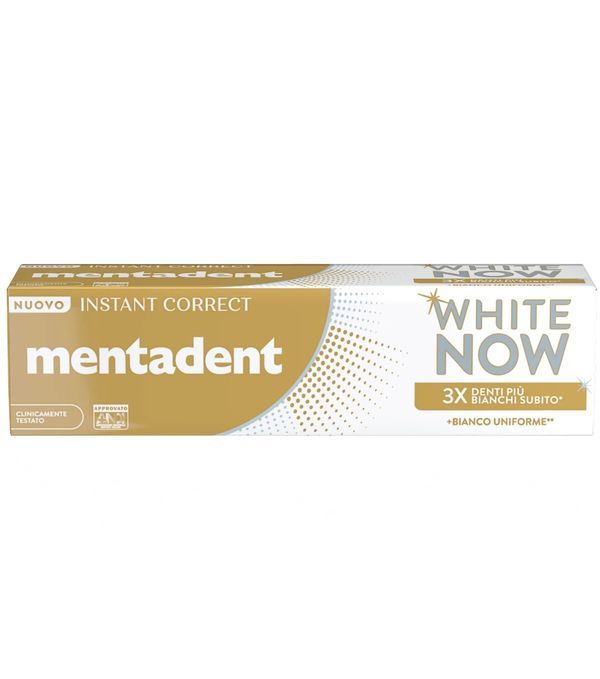 MENTADENT Dentifrice White Now Instant Correct 75Ml