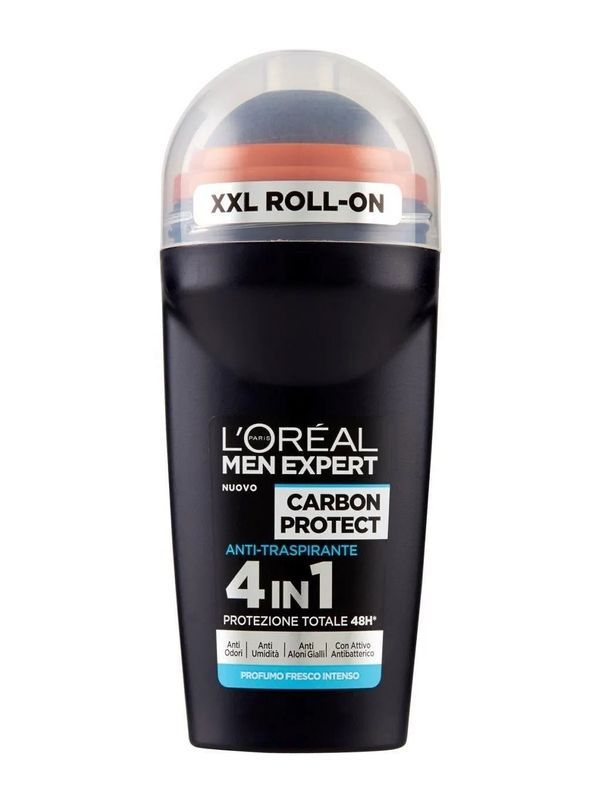 L'OREAL MEN Roll On Carbon Protect 5In1 50Ml