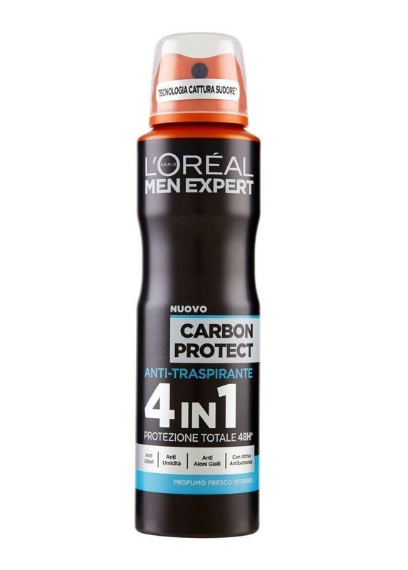 L'OREAL MEN Spray Carbon Protect 5In1 150Ml