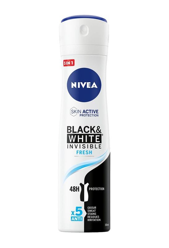 NIVEA Spray Black&White Fresh 150Ml