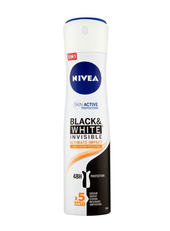 NIVEA Spray Black&White Ultimate Impact 150Ml