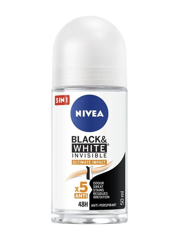 NIVEA Roll On Black&White Ultimate Impact 50Ml